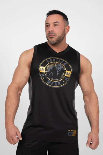 Gorilla Wear canotta da uomo Orlando Jersey – nero
