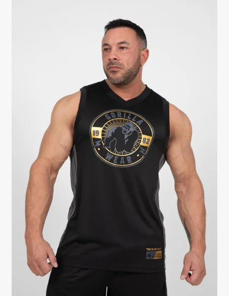 Gorilla Wear canotta da uomo Orlando Jersey – nero
