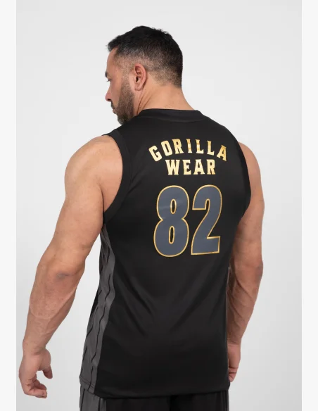 Gorilla Wear canotta da uomo Orlando Jersey – nero
