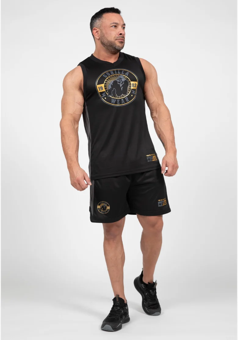 Gorilla Wear canotta da uomo Orlando Jersey – nero