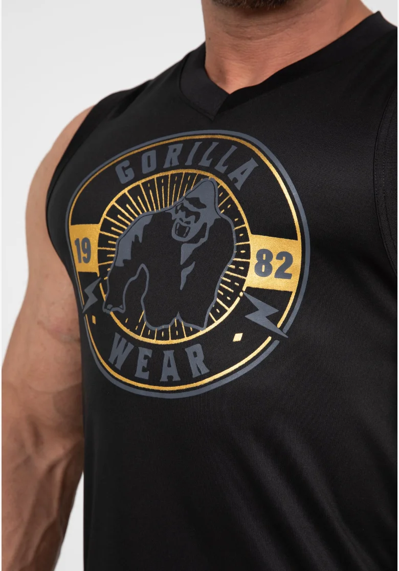 Gorilla Wear canotta da uomo Orlando Jersey – nero