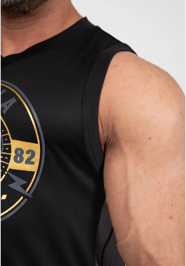 Gorilla Wear canotta da uomo Orlando Jersey – nero