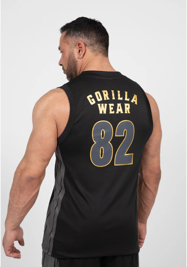 Gorilla Wear canotta da uomo Orlando Jersey – nero